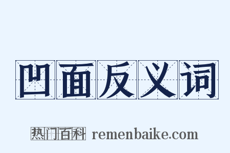 凹面反义词是什么意思的图片